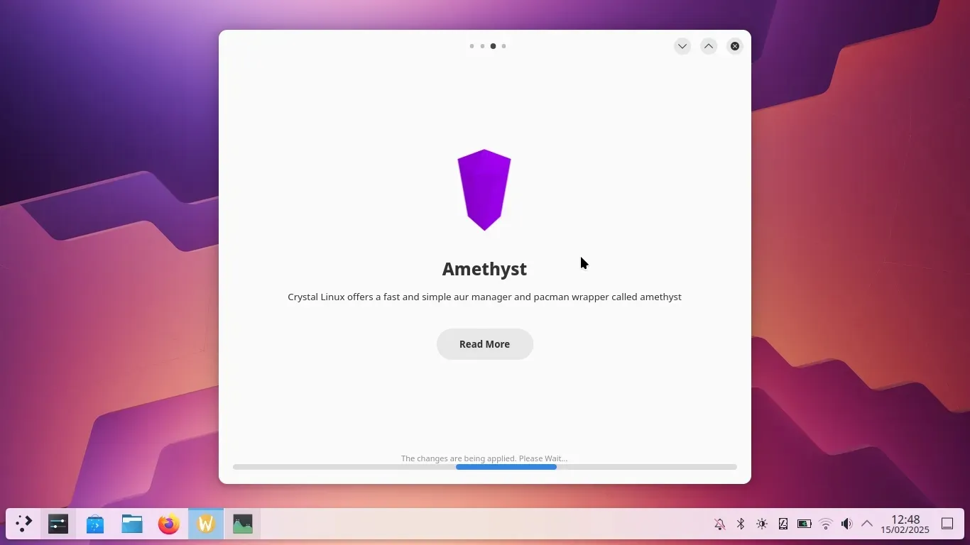 Apresentando o Amethyst, o AUR Helper do Crystal Linux Apresentando o Amethyst, o AUR Helper do Crystal Linux
