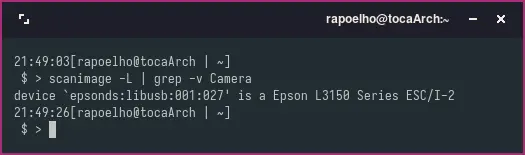 Como vimos, tem um v41:/dev/video0. Precisamos retirar isso, e foi o que fizemos, porém a saída ainda está meio suja Como vimos, tem um v41:/dev/video0. Precisamos retirar isso, e foi o que fizemos, porém a saída ainda está meio suja