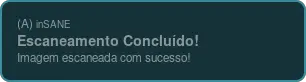 Notificação do inSANE quando ele conclui algum escaneamento Notificação do inSANE quando ele conclui um escaneamento