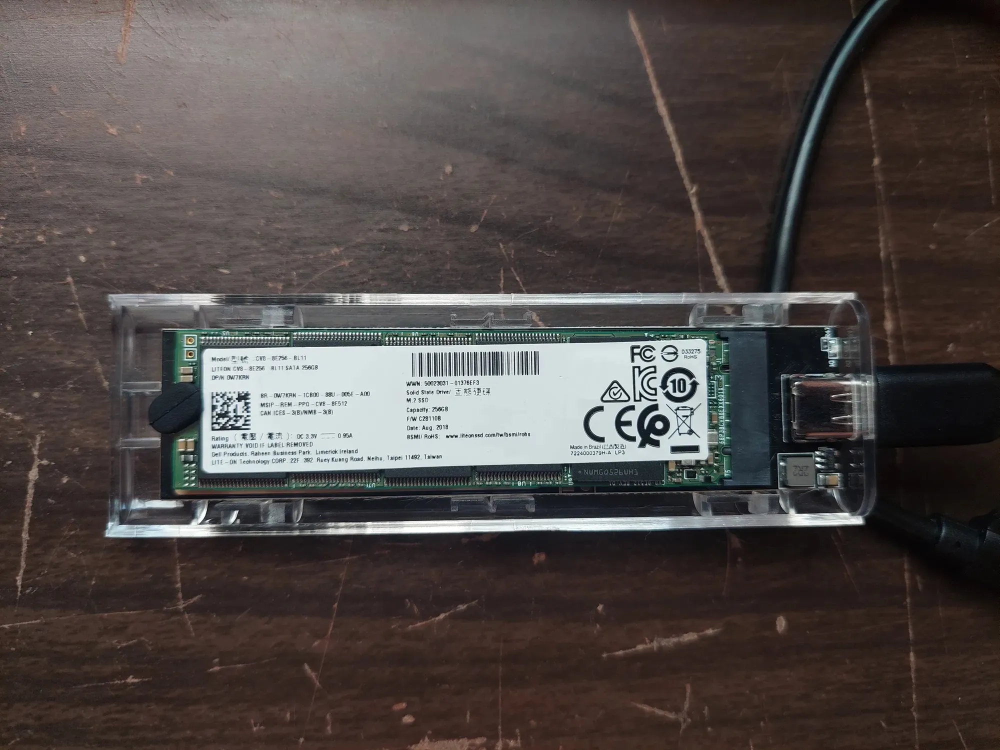 SSD Antigo dando uma de Pendrive SSD Antigo dando uma de Pendrive