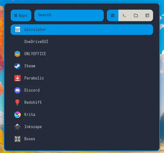 Um lançador bem eficaz de aplicativos Um lançador bem eficaz de aplicativos