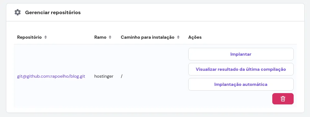 Repositório Adicionado... Repositório Adicionado…