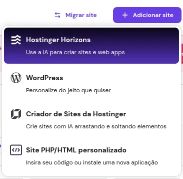 Criando um novo Site na Hostinger. É bem fácil ma verdade Criando um novo Site na Hostinger. É bem fácil na verdade