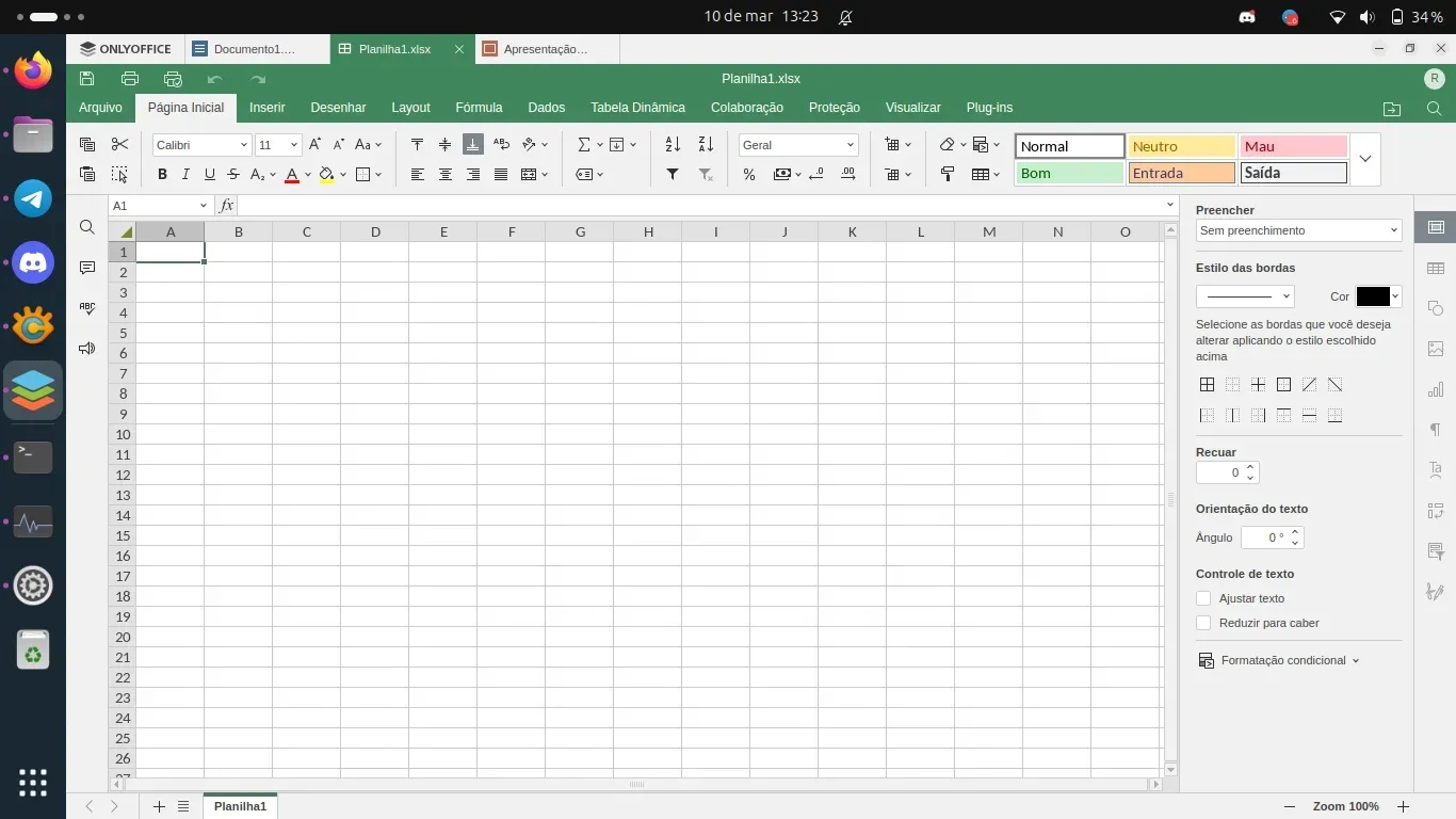 Editor de Planilhas do OnlyOffice Editor de Planilhas do OnlyOffice